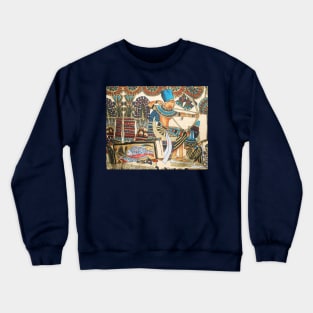 Kemetic Archer with Pisces Crewneck Sweatshirt